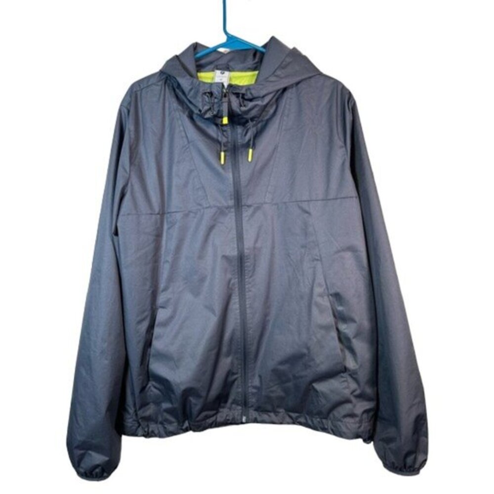 BMW Active Collection Jacket Navy Lime Size Medium EUC #0998-OAK